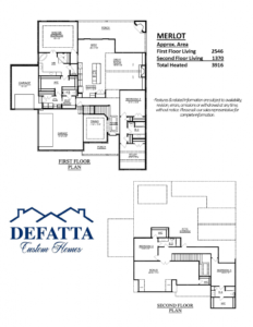 The Merlot plan by DeFatta as built in Telfair