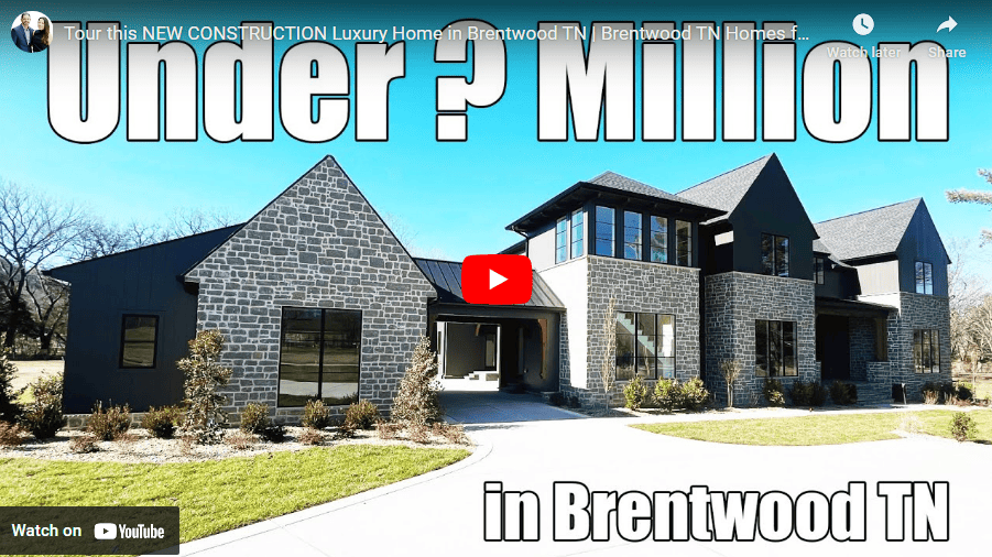 New Homes for Sale in Brentwood TN - Foxland Hall