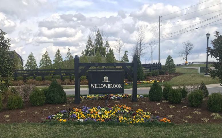 A rendering of what the sign might look like for Willowbrook in Nolensville