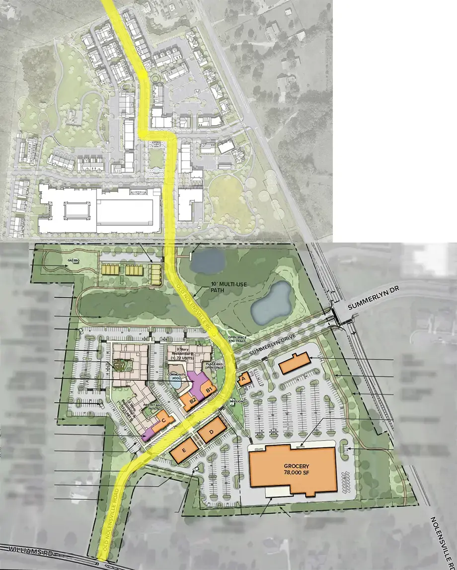 Nolensville-Kroger-Town-Square-connection